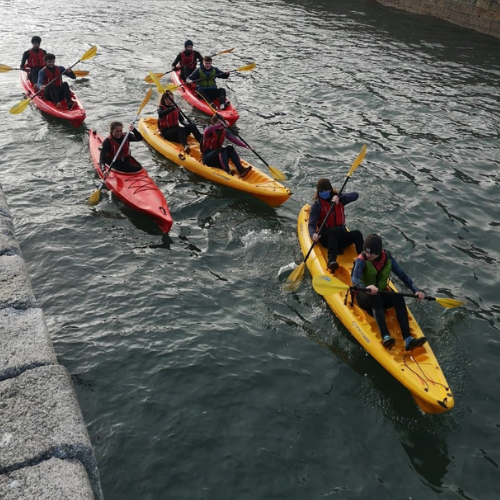 Kayaking in Dalkey